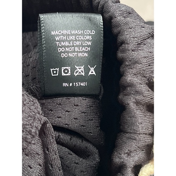 Civil Regime Civil Too Fast Mesh Basketball Shorts Men’s Medium Black Beige - Picture 16 of 16